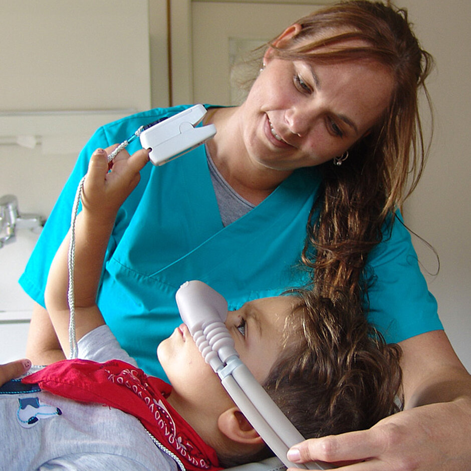Lachgassedierung bei Kindern Lachgas wird angewendet